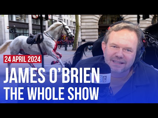Horses bolt through London | James O'Brien - The Whole Show