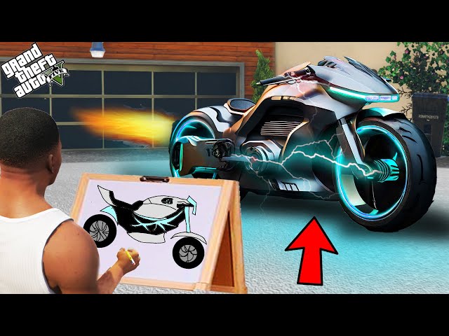 Franklin Uses Magical Painting To Find The Fastest Super Bike In Gta V