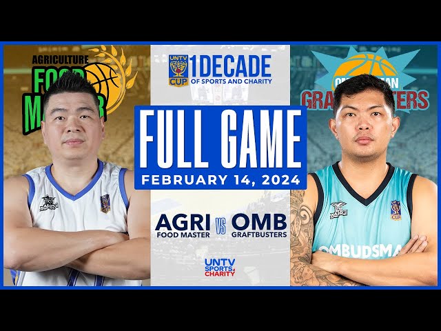 Agriculture Food Master vs Ombudsman Graftbusters FULL GAME – February 14, 2024 | UNTV Cup Season 10