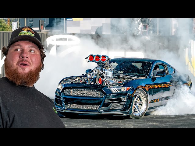 I Took My 2000HP Mustang to a Burnout Contest