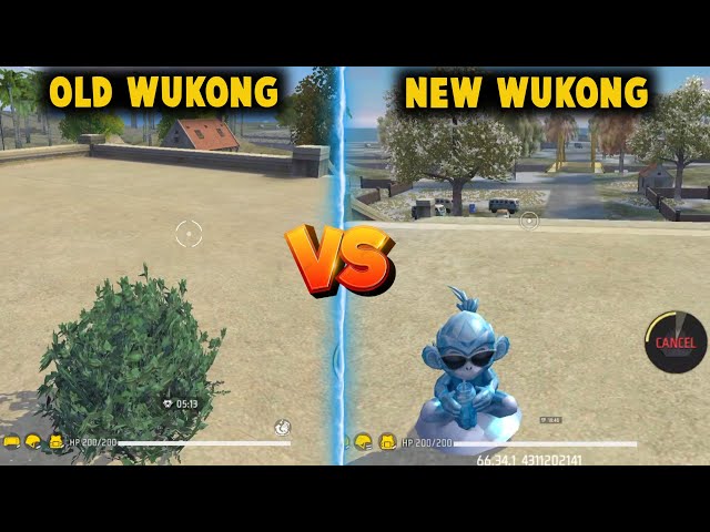 FREE FIRE WUKONG CHARACTER NEW ABILITY TEST | OB42 UPDATE WUKONG ABILITY CHANGE - GARENA FREE FIRE