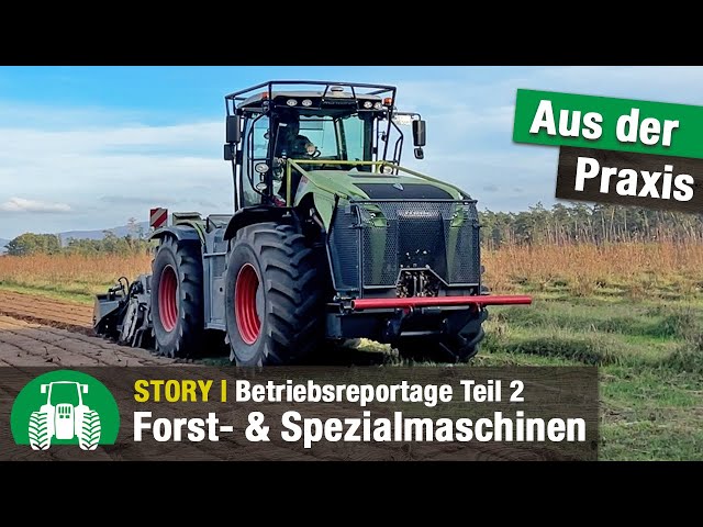 Holzernte und Forstarbeit bei der Galle GmbH | Harvester und Forwarder | Traktoren | Albach | Teil 2