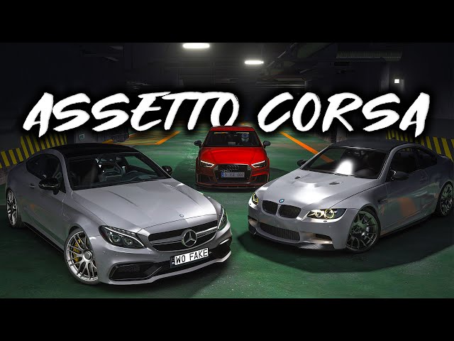 Assetto Corsa - Mercedes-AMG C63s Coupe & Audi RS3 2020 & BMW M3 E92 | Cruise with Friends on Brasov
