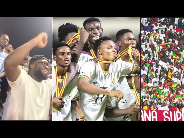 Crazy Atmosphere At The Stadium; How Ghana U20 Won Gold Against Uganda