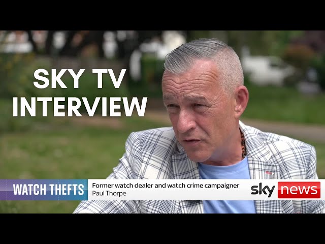 My SKY TV appearance - Selling stolen watches more lucrative than drugs @SkyNews