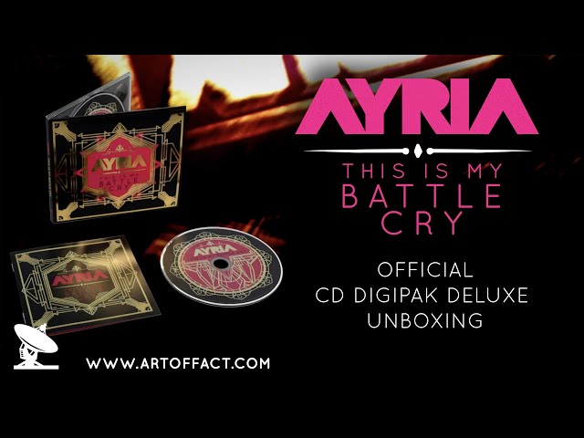 AYRIA: This Is My Battle Cry OFFICIAL CD #UNBOXING #ARTOFFACT #Goodies