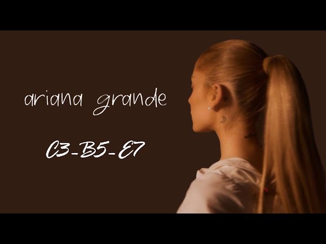 Ariana Grande Full Vocal Range Updated (C3-B5-E7)