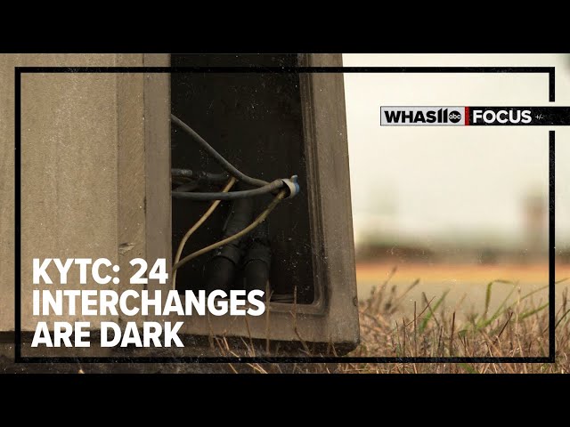 KYTC: There are around 1400 lights out in Louisville due to copper wire thefts