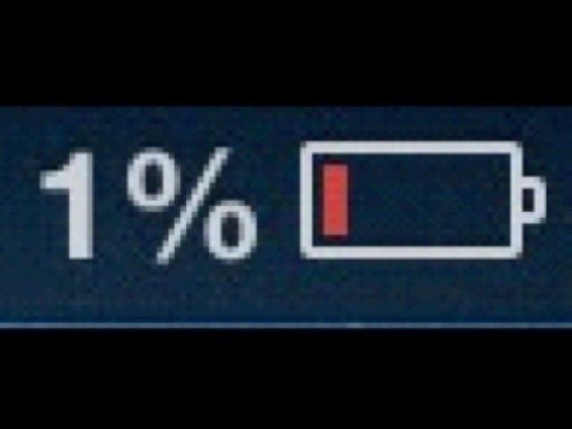 When Your Phone is at 1%