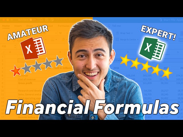 Top 10 Excel Financial Formulas From Beginner to PRO