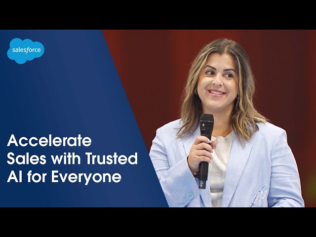 Sales Keynote: Accelerate Sales with Trusted AI for Everyone | Dreamforce | Salesforce