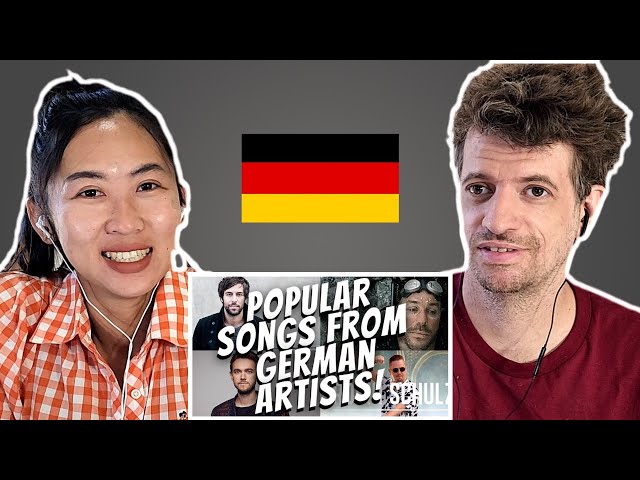 Our FIRST Reaction to Popular Songs from GERMAN ARTISTS!!