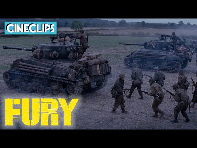 Anti-Tank Gun Fight | Fury | CineClips | With Captions