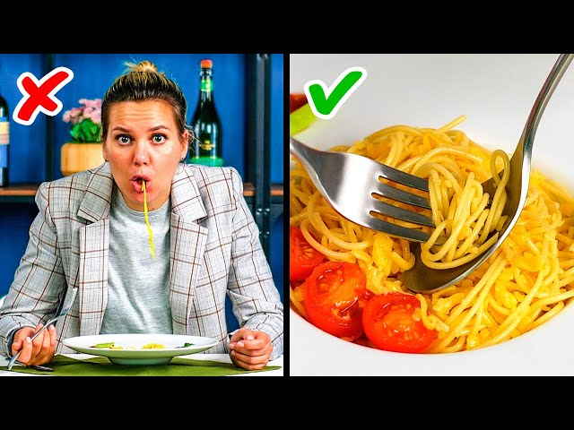 30 WAYS TO EAT YOUR FAVORITE FOOD || Etiquette Manners by 5-Minute Recipes
