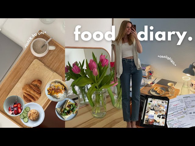 A realistic Food Diary I FIRST week of uni I Was ich in einer Woche esse (BACK TO UNI VLOG)