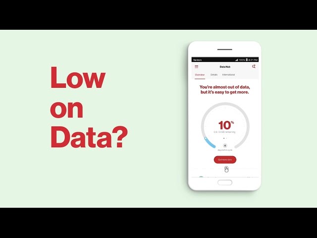 The My Verizon App - Data Boost