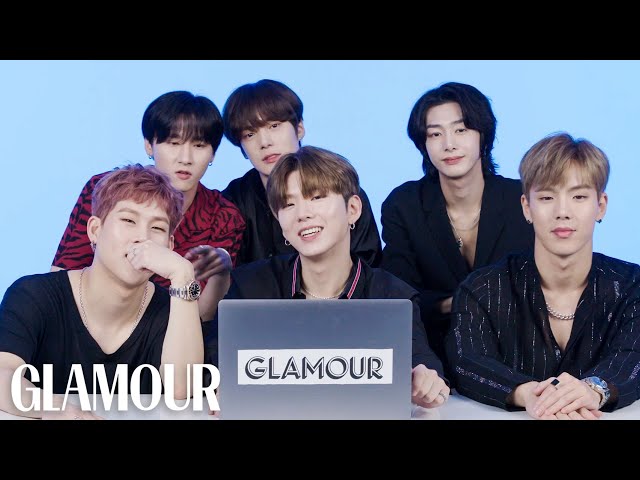 Monsta X Watches Fan Covers on YouTube - Part 1 | Glamour
