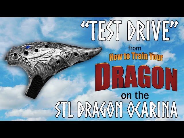 Test Drive Theme from How to Train Your Dragon on STL Dragon Ocarina