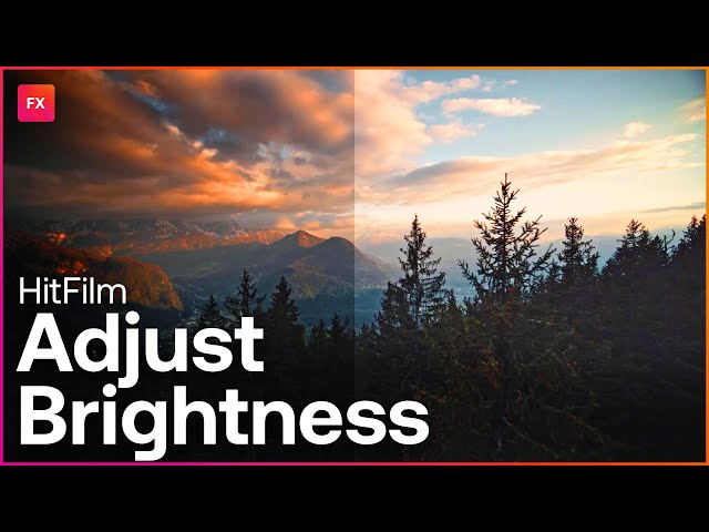 How to Adjust Brightness in HitFilm | Content Creation