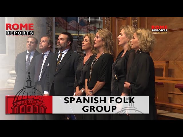 #Spanish #folk group performs hit album inspired by the Mass in St  Peter's Basilica