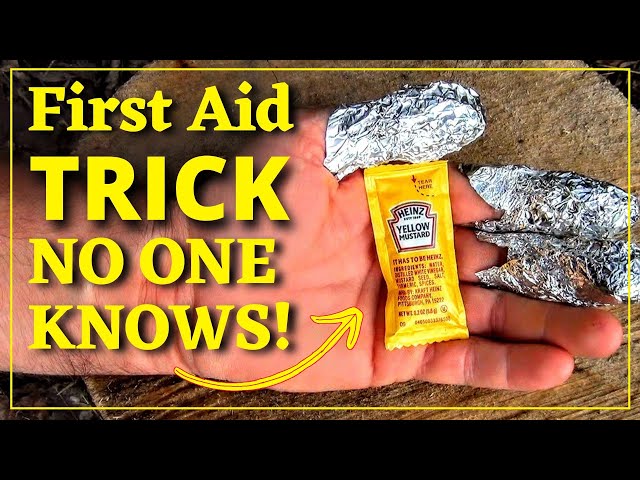 FIRST AID TRICK NO ONE KNOWS!