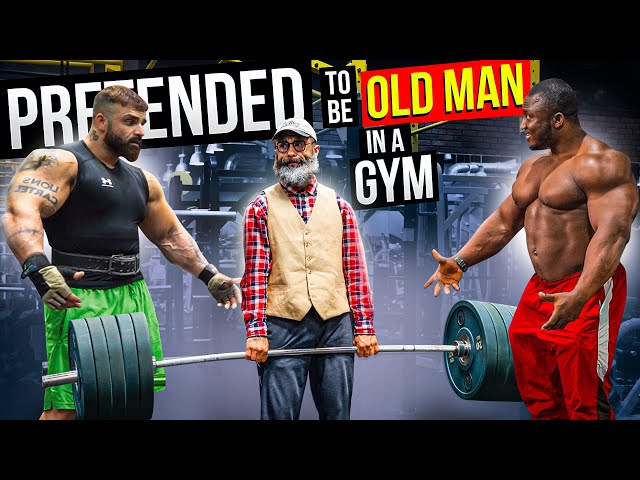 Elite Powerlifter Pretended to be an OLD MAN | Anatoly GYM PRANK