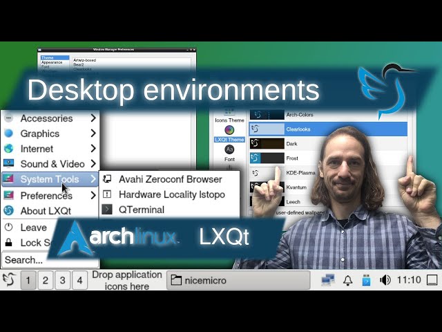 LXQt: Desktop Environments on Arch Linux Ep. 10