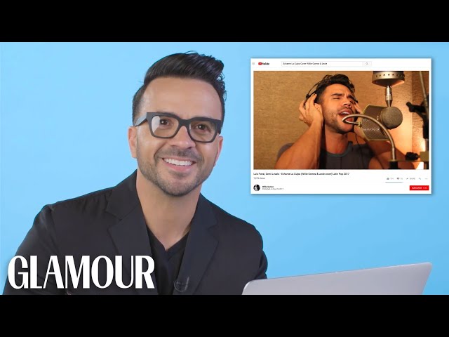 Luis Fonsi Watches Fan Covers On YouTube | Glamour
