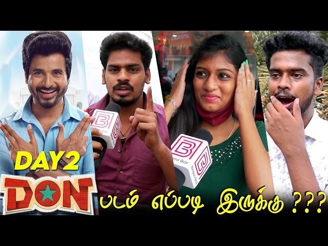 DON Day 2 Public Review | DON Review | DON Movie Review | DON TamilCinemaReview Sivakarthikeyan
