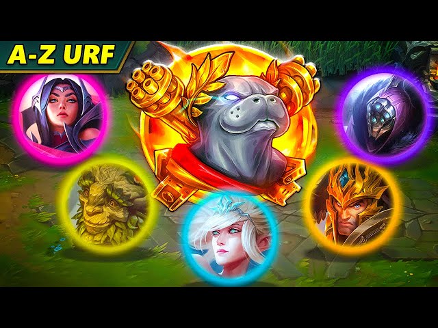 *A-Z URF EPISODE 10* Trying EVERY CHAMP in NEW URF