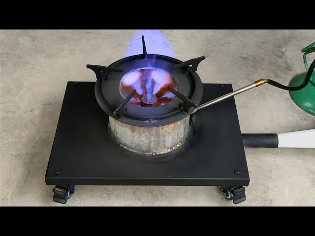 How to make a waste oil stove - super effective smokeless and dustless gasification