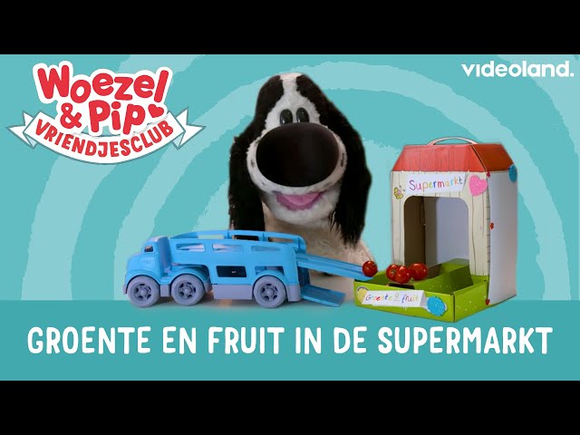 Woezel & Pip Vriendjesclub - Charlie legt uit hoe groente en fruit in de supermarkt komt 🍎🍌