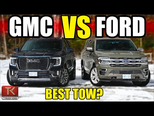 2024 GMC Yukon vs Ford Expedition - Full-Size SUV Towing Showdown!