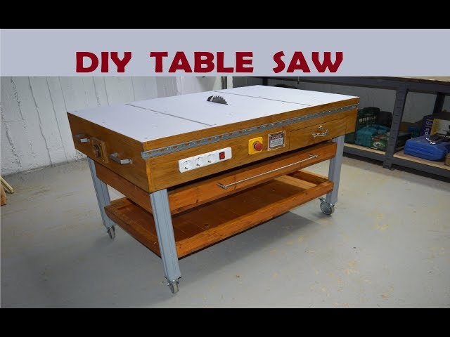DIY Table Saw - How to Make A Homemade Table Saw