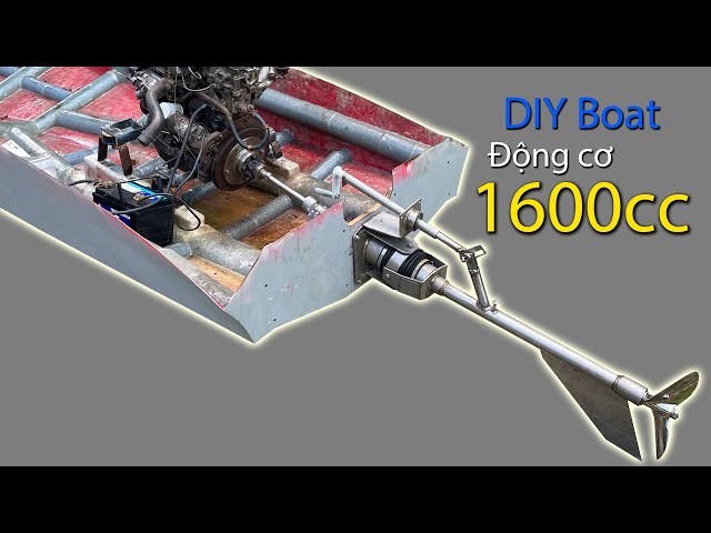 Building a yacht using an old car engine from 1989