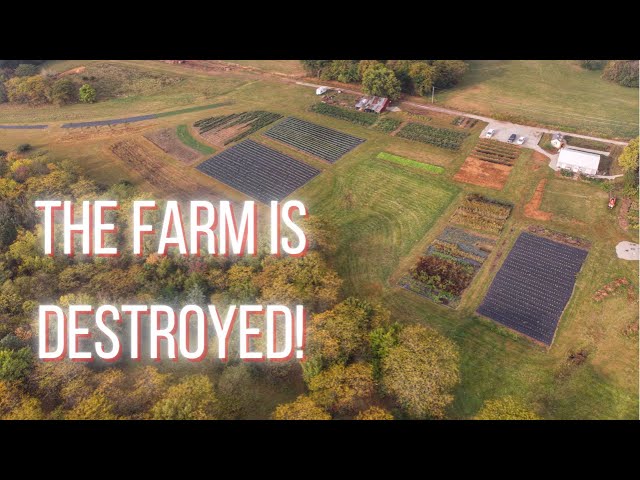 Unbelievable! Tornado Destroys Our Farm - Emotional Journey To Rebuild | PepperHarrowFarm.com