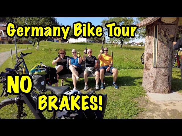 NO BRAKES! | Our 1st day of Germany Bike Tour starts with BRAKE PROBLEMS ends with Beautiful Germany