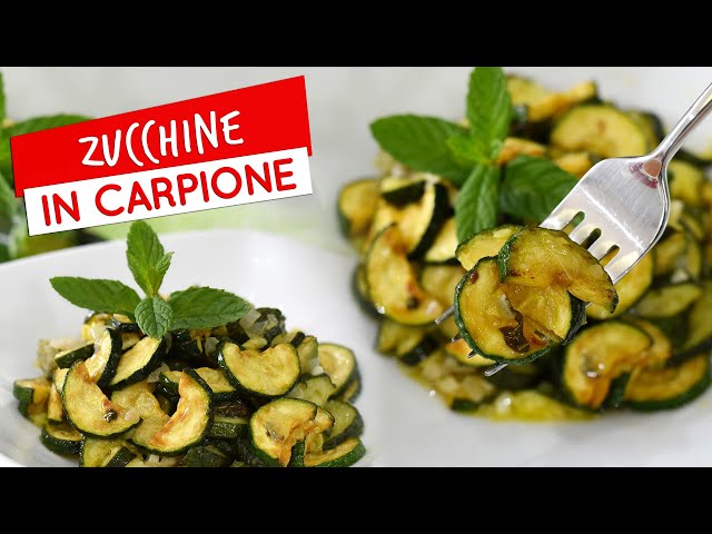 Zucchine in carpione alla piemontese: ricetta per un contorno semplice e veloce