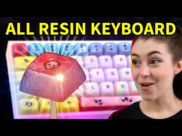 Making 68 Resin Keycaps (plus a resin case)