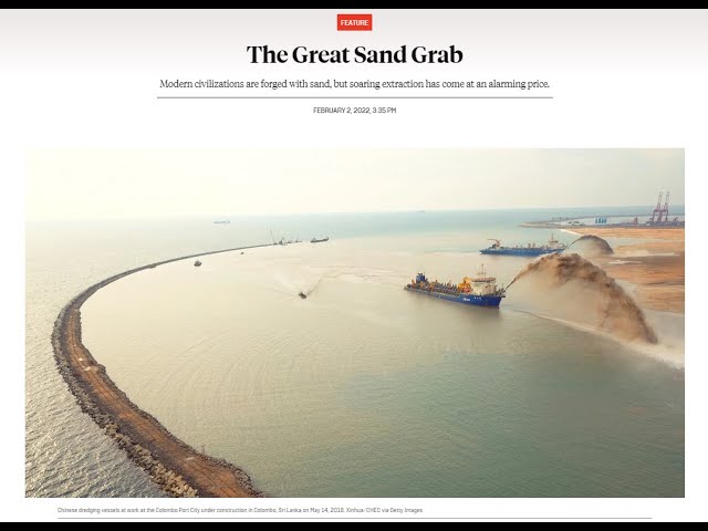 The Great Sand Grab | Bellingcat Hackathon