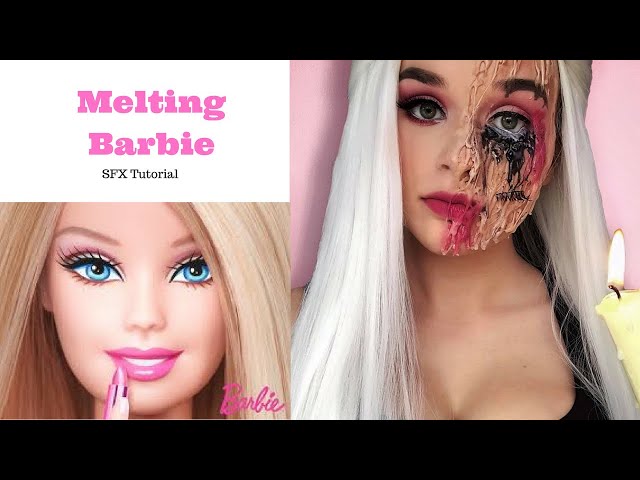 Melting barbie|SFX Makeup Tutorial