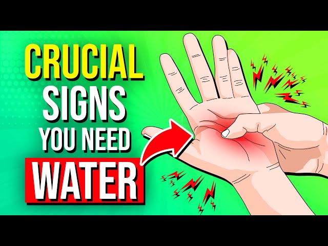 16 Crucial Signs You’re Not Drinking Enough Water