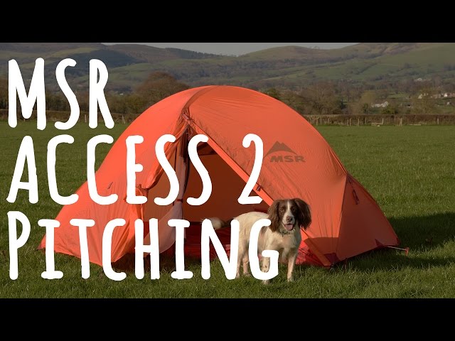 Pitching the MSR Access 2 4-Season tent