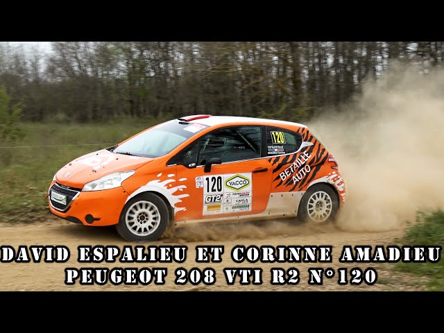 Rallye Terre des Causses 2024 - Peugeot 208 VTI R2 N°120 - David ESPALIEU et Corinne AMADIEU
