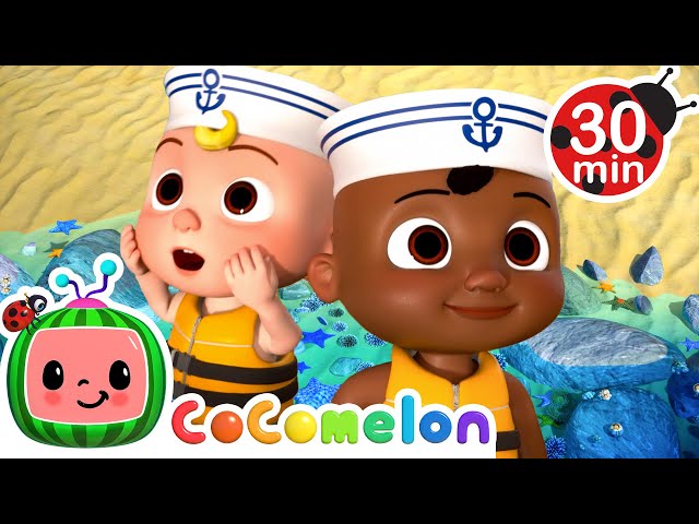 Ocean Explorers - A Sailor Went to Sea | Cocomelon and Little Angel Nursery Rhymes