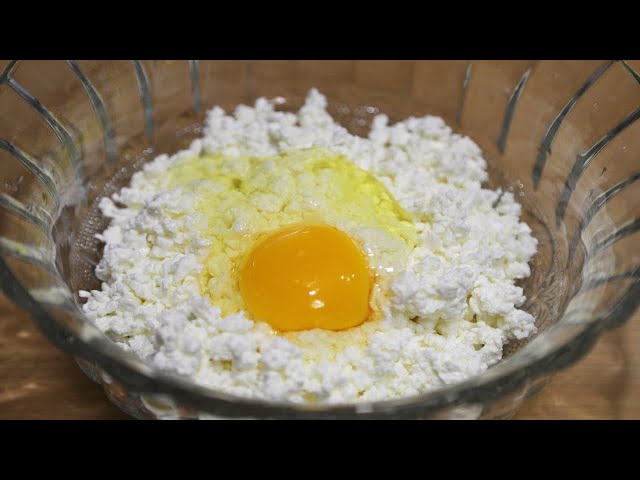 Do you have cottage cheese and eggs? - Then make this unusual and tasty dish.