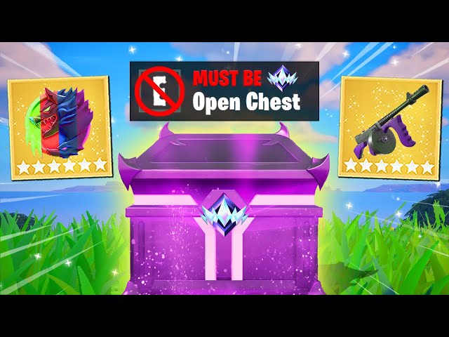 The *RANKED* GOD CHEST Challenge in Fortnite