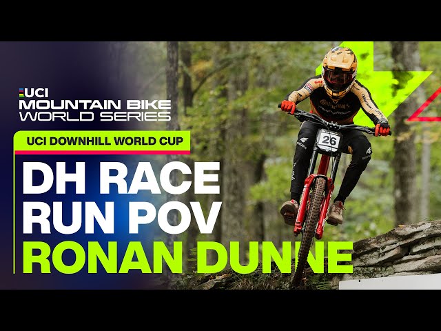 Ronan Dunne Second Place POV Run in Snowshoe, USA | UCI Mountain Bike World Series