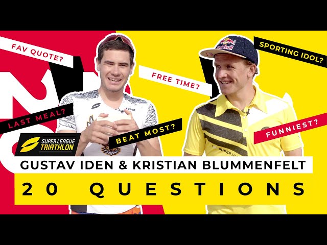 20 Questions With Gustav Iden And Olympic Gold and World Champion Triathlete Kristian Blummenfelt