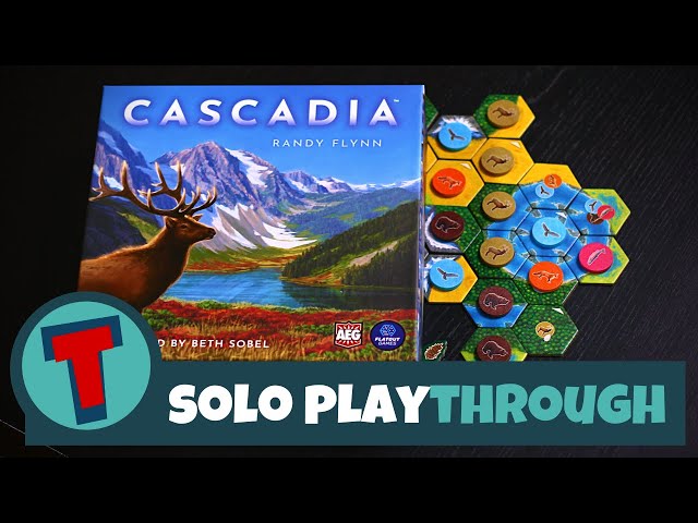 Cascadia Board Game | Learn to Play | Full Solo Playthrough | Totally Tabled